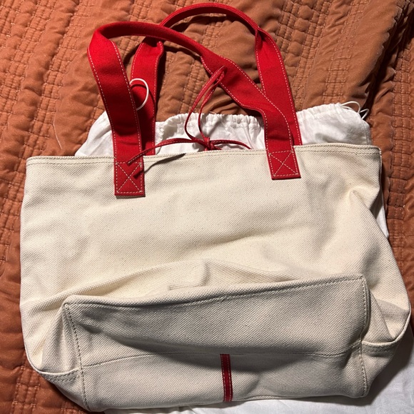 Vintage Kate Spade canvas lady bug Tote - Picture 2 of 5